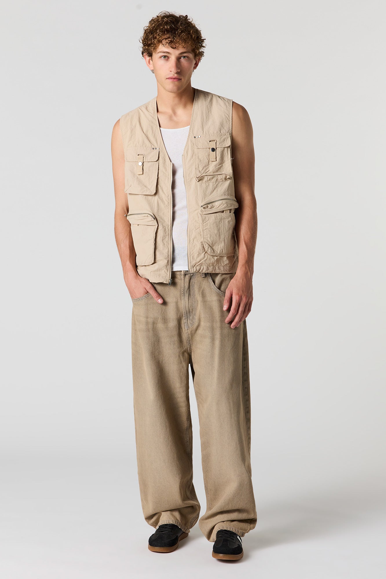 Nylon Cargo Vest – Urban Planet