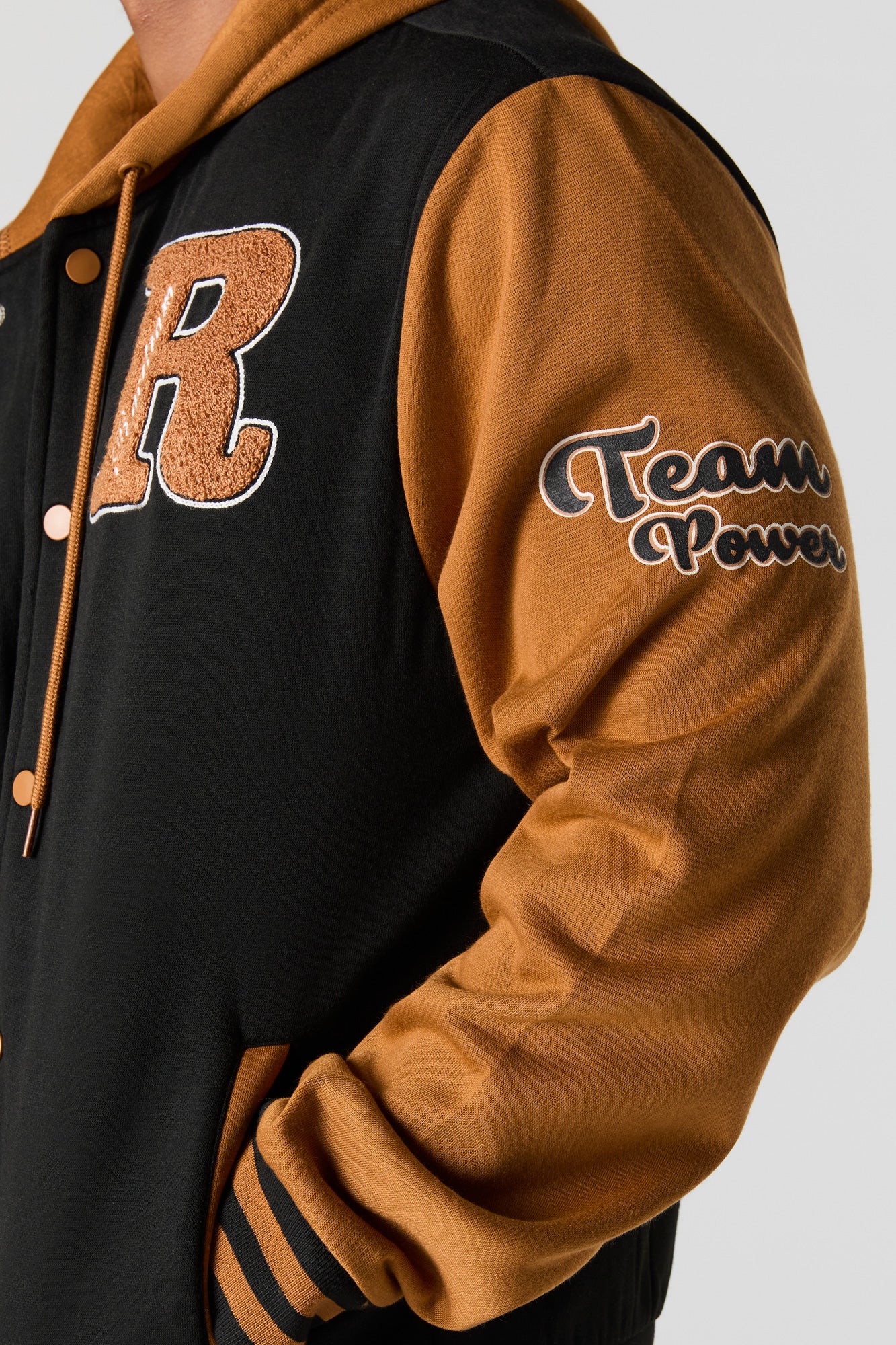 Raceteam Embroidered Fleece Varsity Jacket