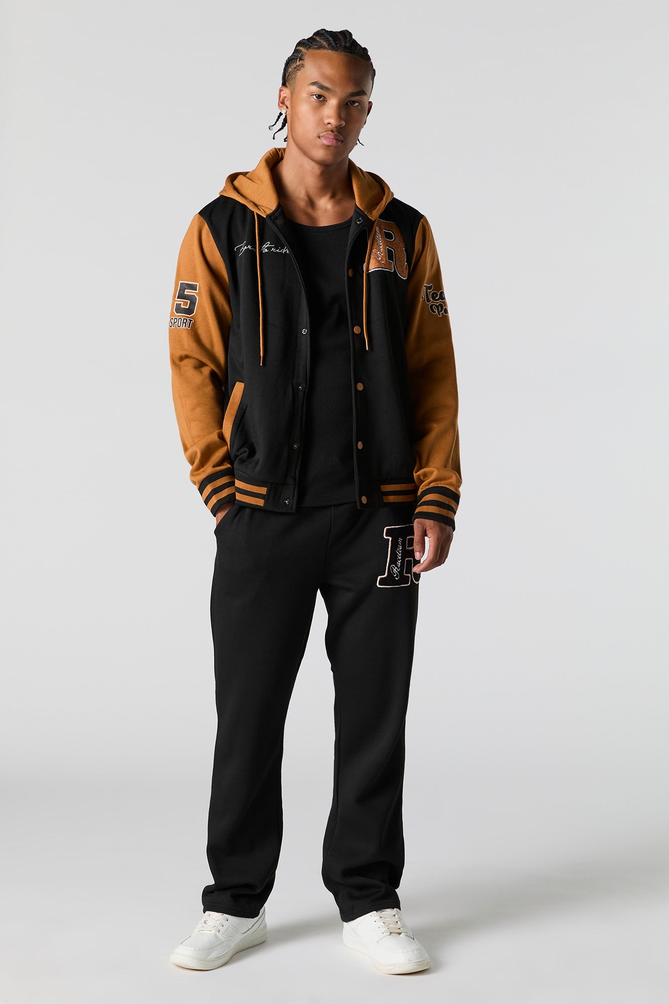 Raceteam Embroidered Fleece Varsity Sweatpant