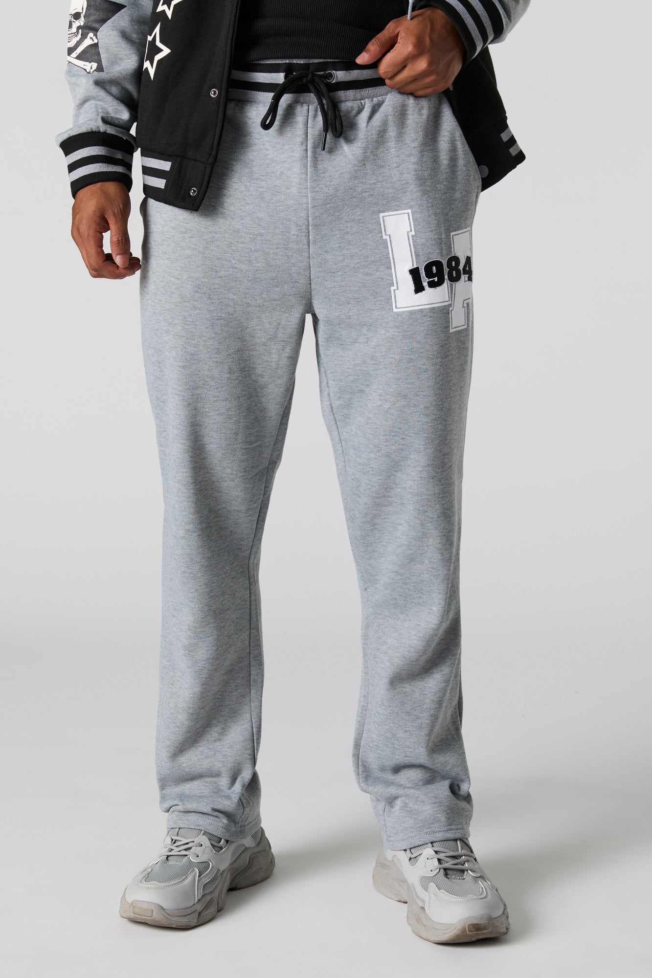 LA Embroidered Fleece Varsity Sweatpant