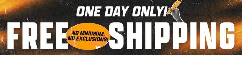 Free Shipping On Any Order, No Order Minimums. One Day Only. Shop Now!