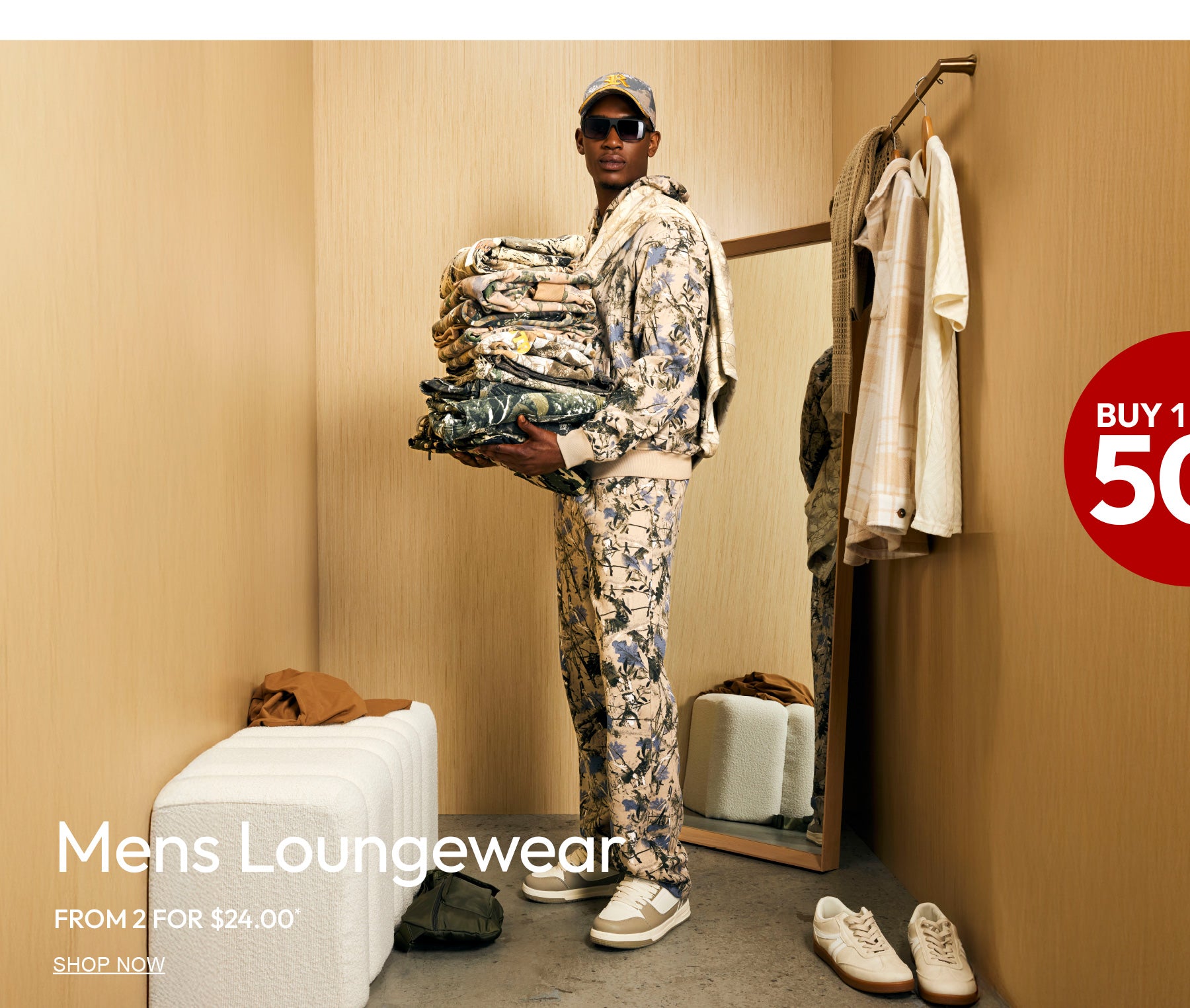Buy 1 Get 1 50% Off. Made for Lounging. Mens Lounge from 2 for $24.00. Shop Now.