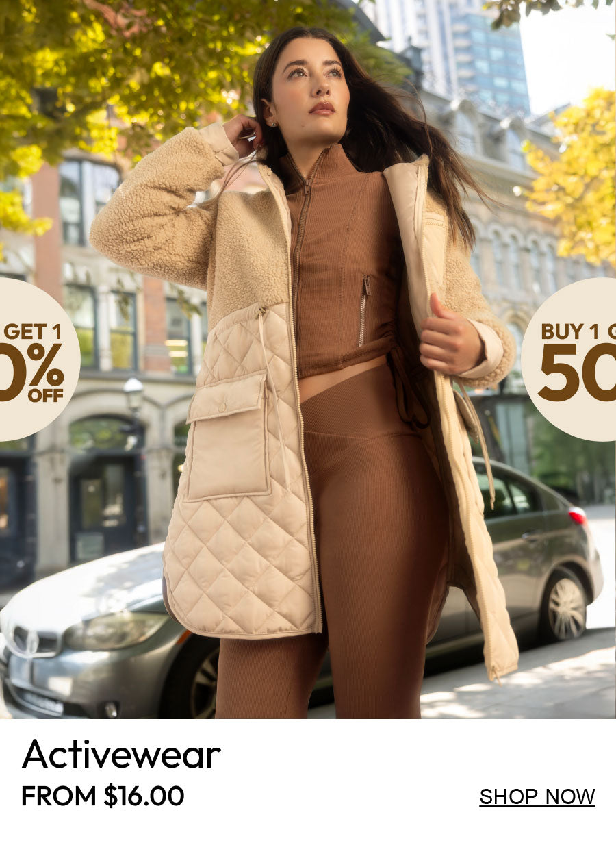 Forever 21 | Buy 1 Get 1 50% Off. Activewear from $16.00.