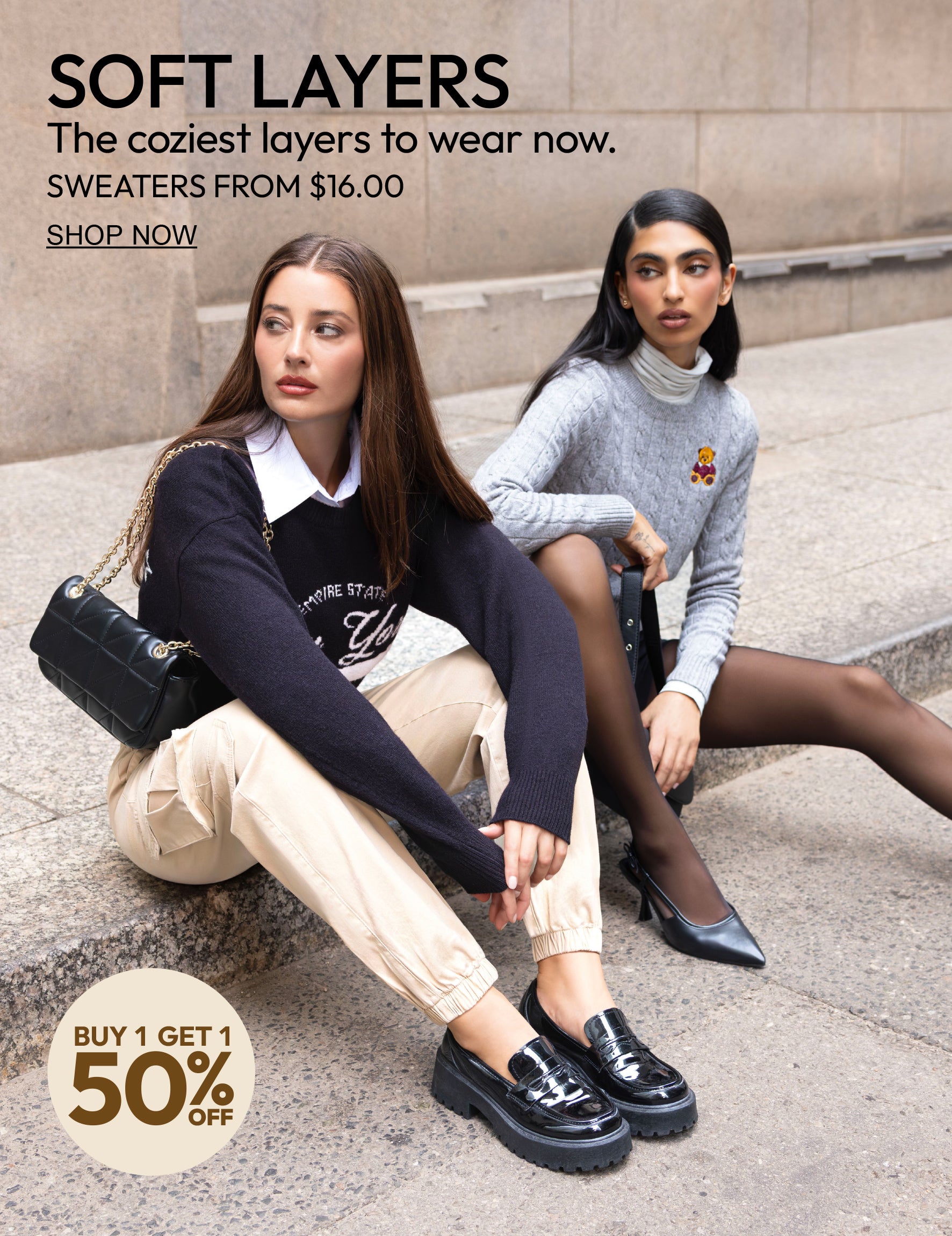 Forever 21 | Buy 1 Get 1 50% Off Soft Layers. Shop Now. The coziest layers to wear now. Sweaters from $16.00.