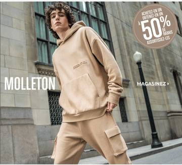 Achetez-en un obtenez-en un à 50% de rabais - Magasinez Molleton pour lui
