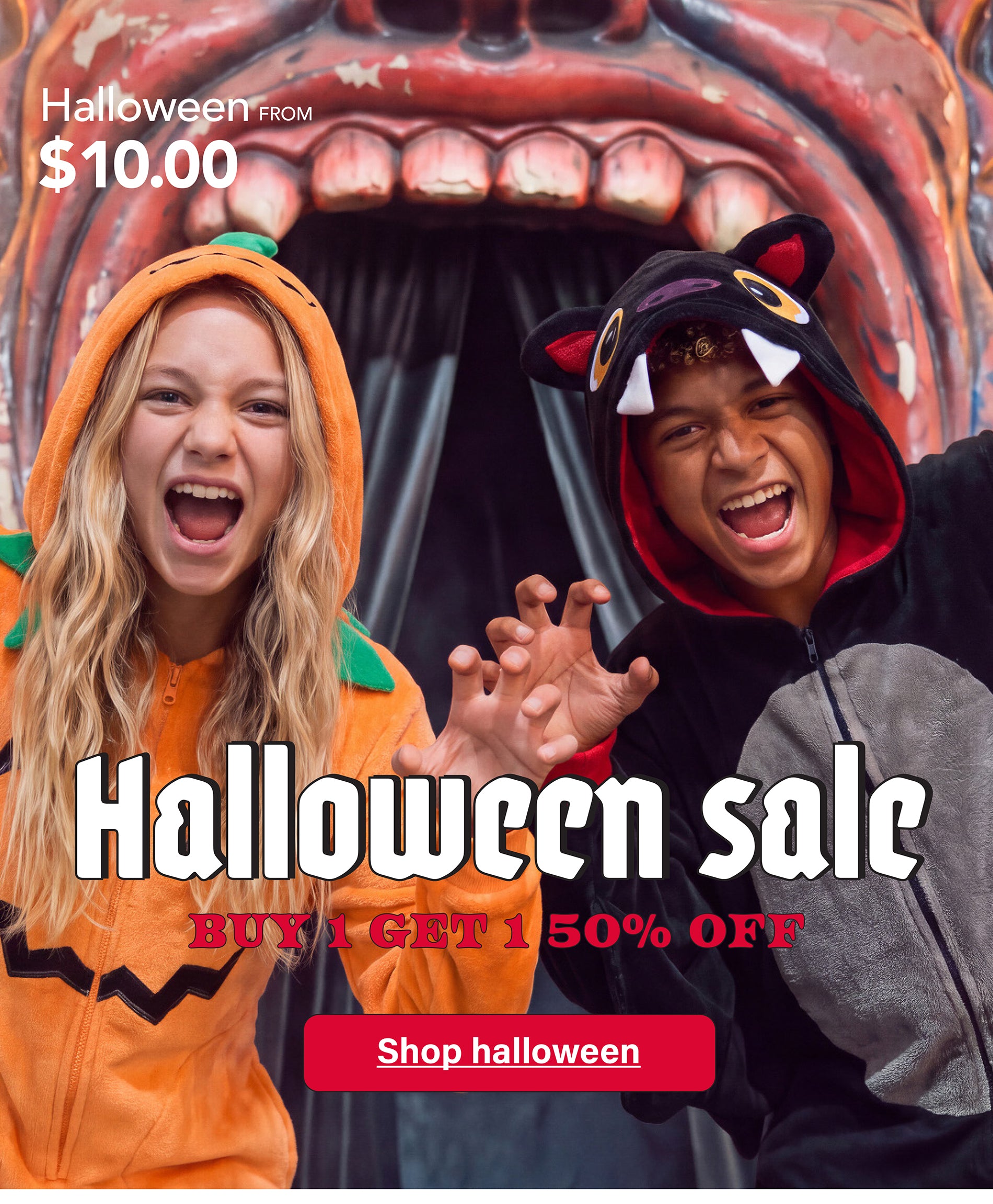 Buy 1 Get 1 50% off Halloween