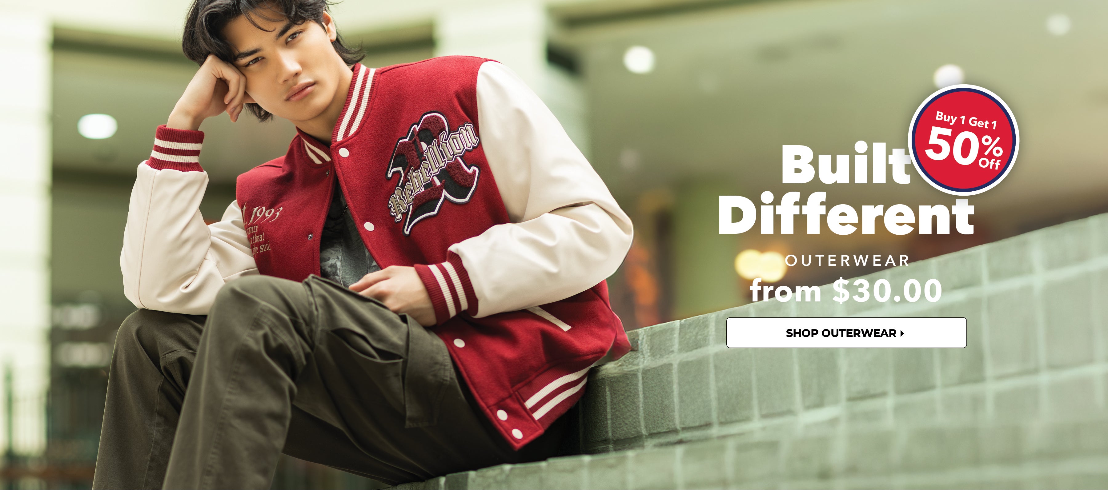 Buy 1 Get 1 50% Off. Built Different. Shop Men's Outerwear from $30.00. 