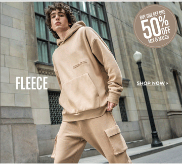 Buy One Get One at 50% Off - Shop Men's Fleece