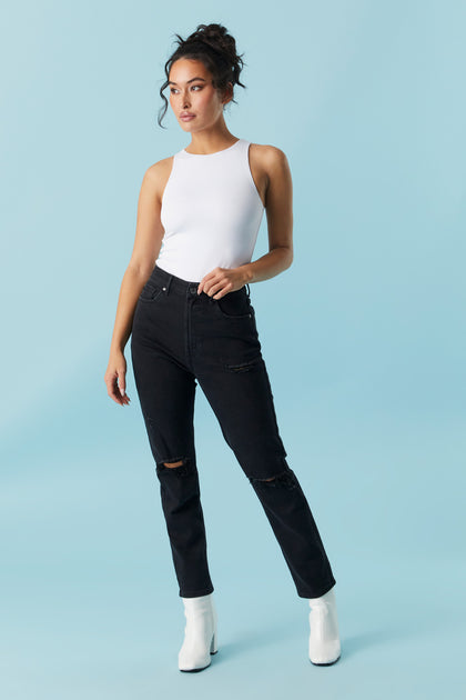Charlotte Russe Refuge Skinny Frayed Hem Cropped Jeans, $34 | Charlotte  Russe | Lookastic