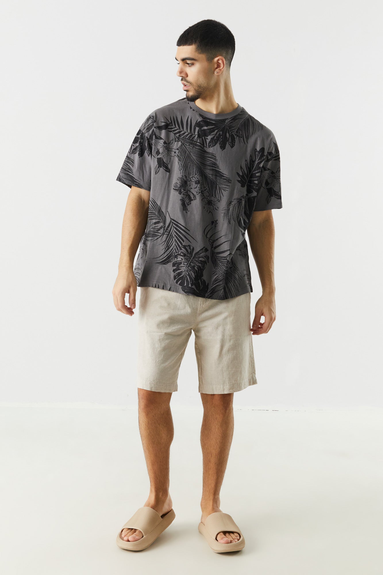 Tropical Print T-Shirt