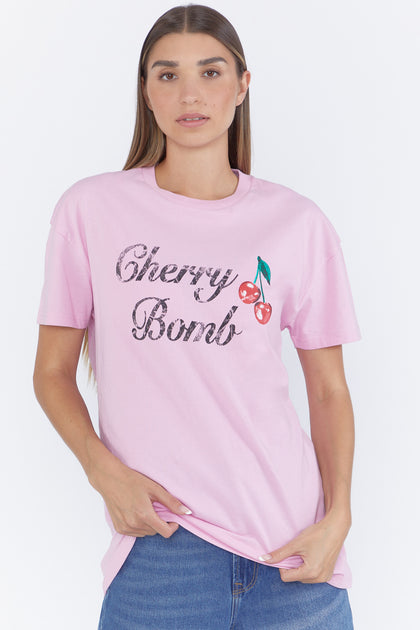 Cherry Bomb Graphic T-Shirt