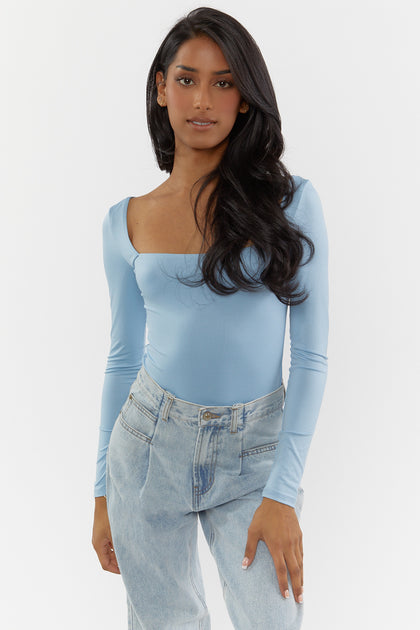 Ruched Mesh Button-Up Long Sleeve Top – Urban Planet