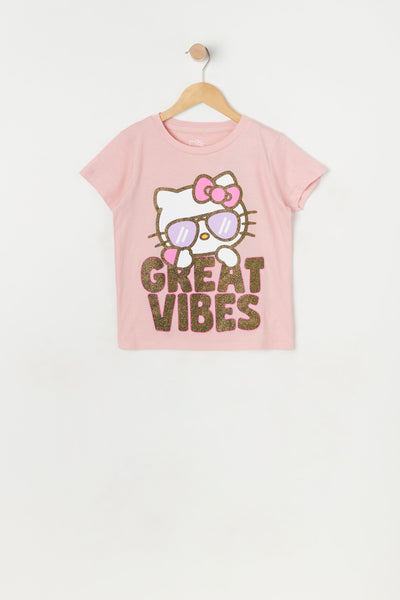 Pink Hello Kitty Graphic Boyfriend T-Shirt – Urban Planet